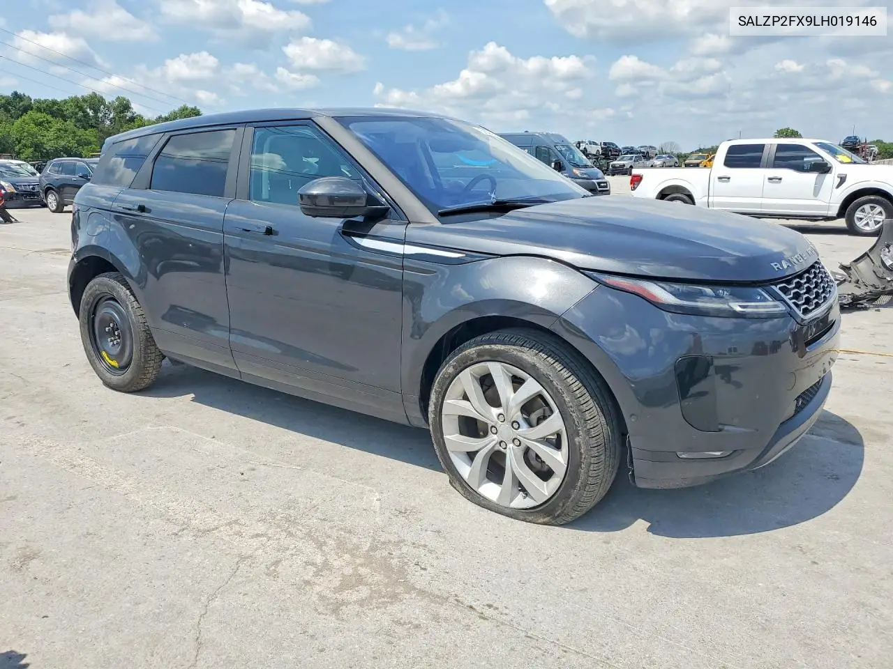 2020 Land Rover Range Rover Evoque Se VIN: SALZP2FX9LH019146 Lot: 58965356