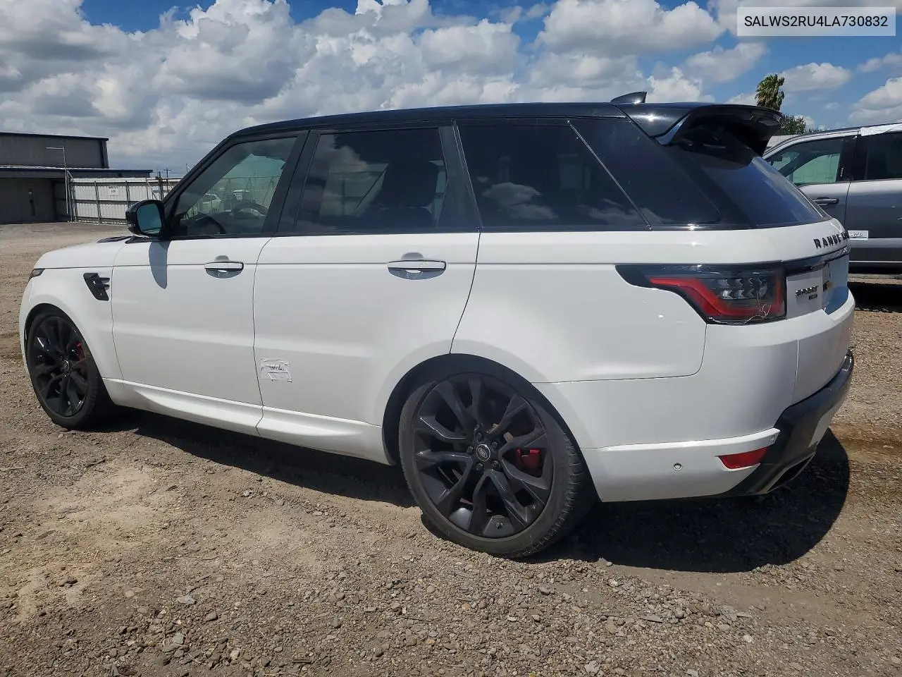 2020 Land Rover Range Rover Sport Hst VIN: SALWS2RU4LA730832 Lot: 59183646