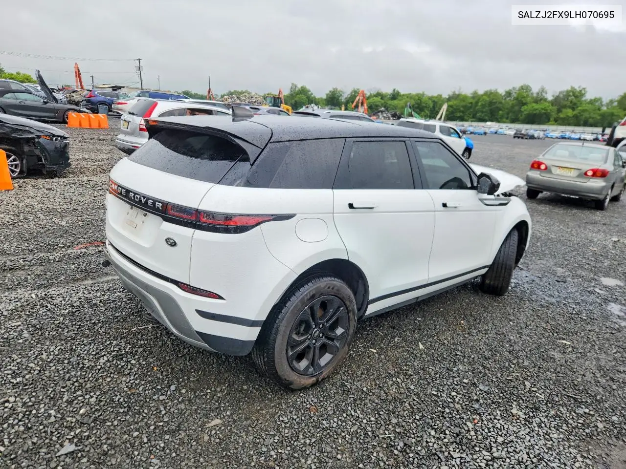 2020 Land Rover Range Rover Evoque S VIN: SALZJ2FX9LH070695 Lot: 59224806