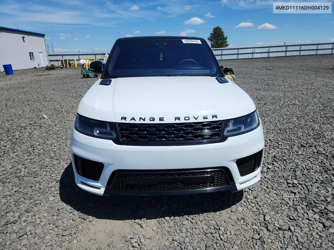 2020 Land Rover Range Rover Sport VIN: 4MKD11116DH004129 Lot: 59299416