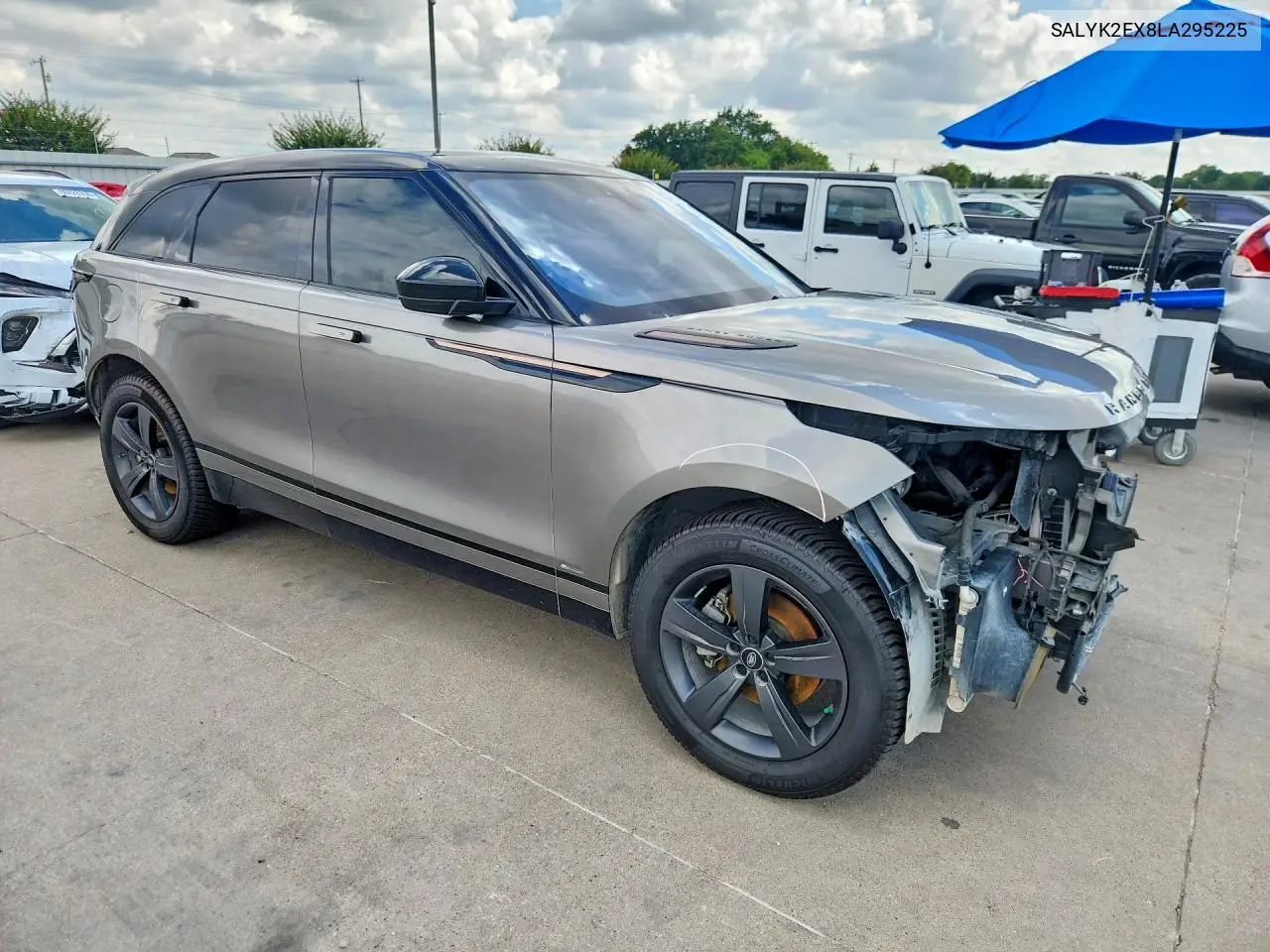 2020 Land Rover Range Rover Velar R-Dynamic S VIN: SALYK2EX8LA295225 Lot: 59395316
