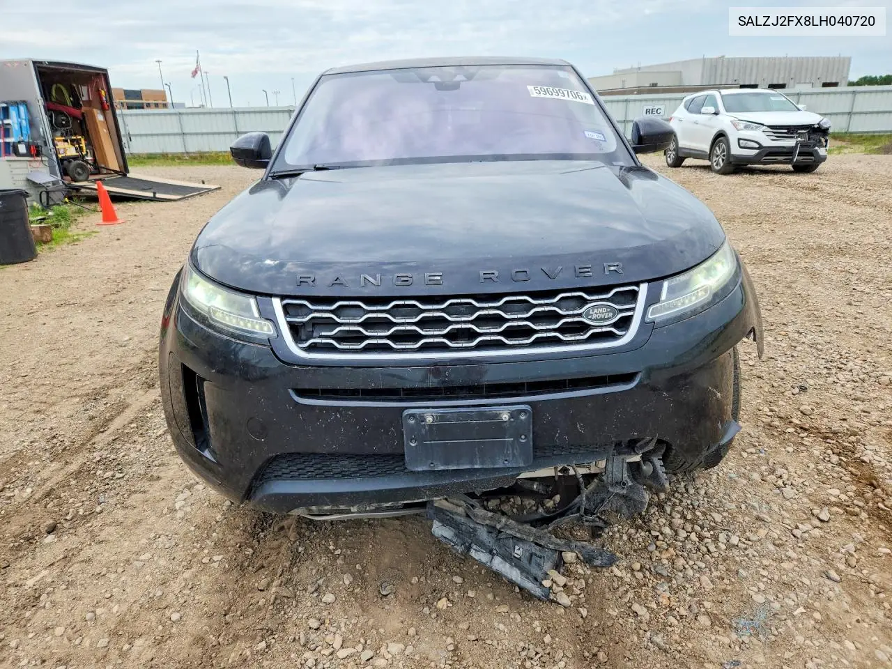 2020 Land Rover Range Rover Evoque S VIN: SALZJ2FX8LH040720 Lot: 59699706