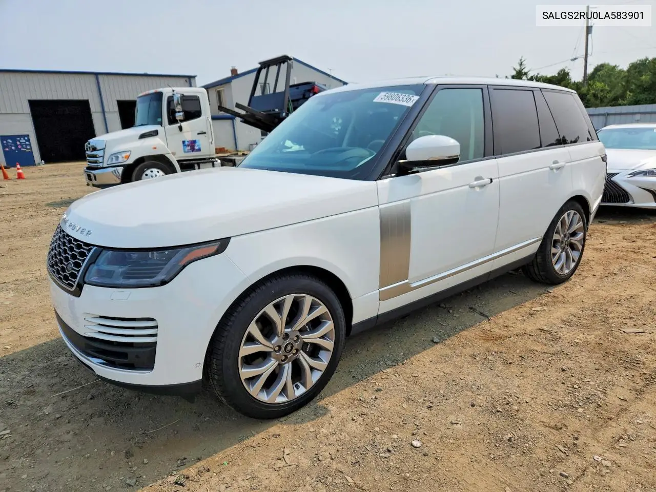 2020 Land Rover Range Rover Hse VIN: SALGS2RU0LA583901 Lot: 59806336