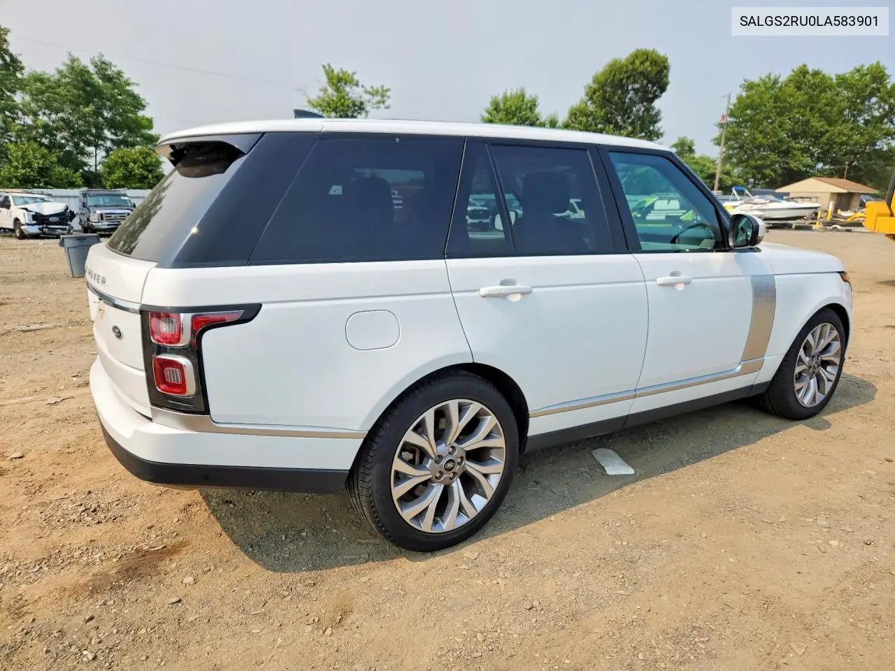 2020 Land Rover Range Rover Hse VIN: SALGS2RU0LA583901 Lot: 59806336