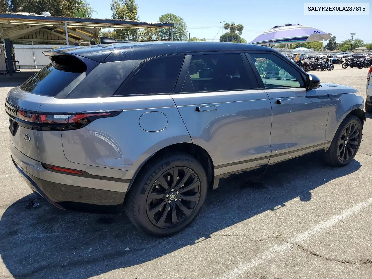 2020 Land Rover Range Rover Velar R-Dynamic S VIN: SALYK2EX0LA287815 Lot: 59871296