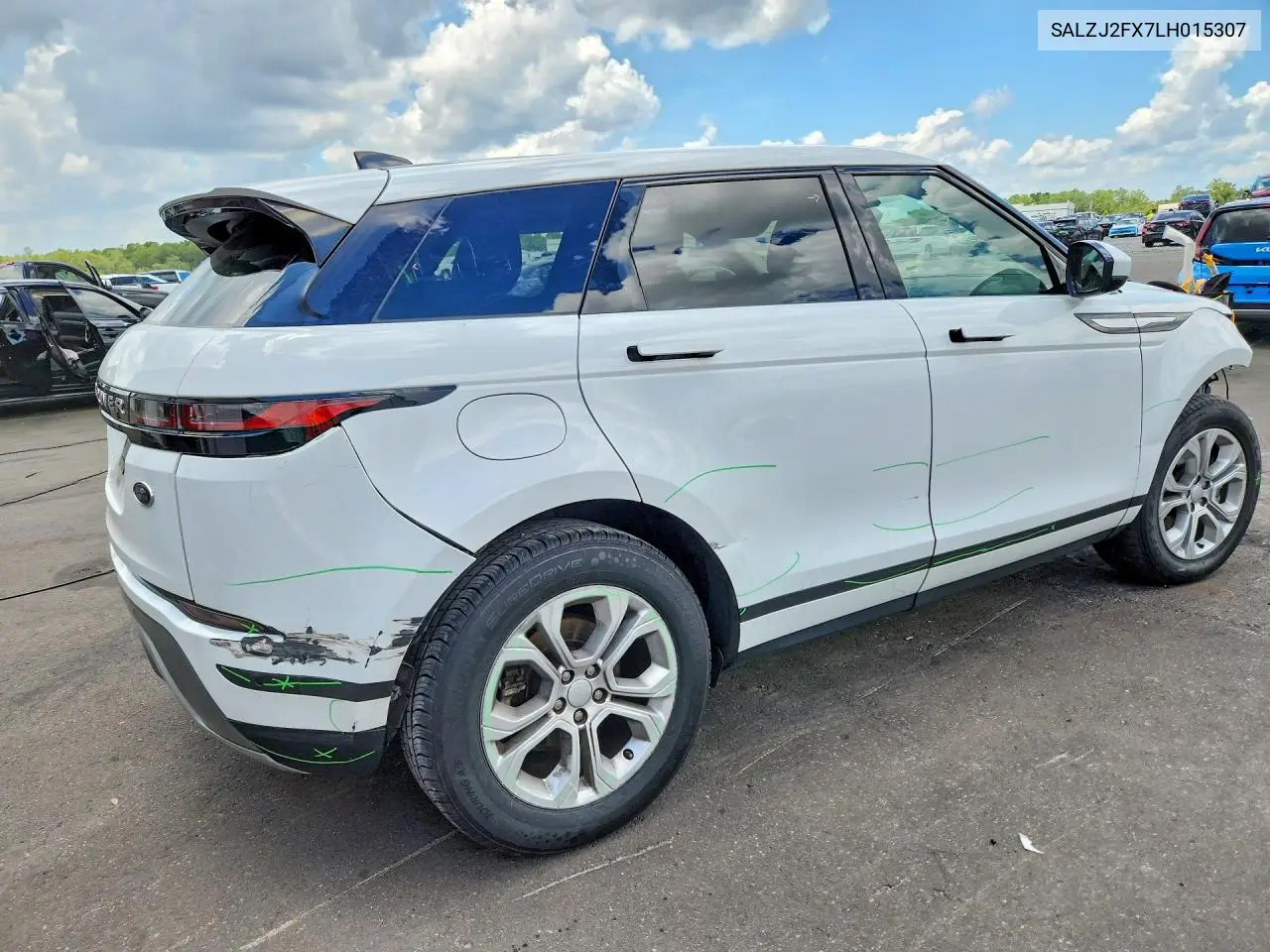 2020 Land Rover Range Rover Evoque S VIN: SALZJ2FX7LH015307 Lot: 60182736