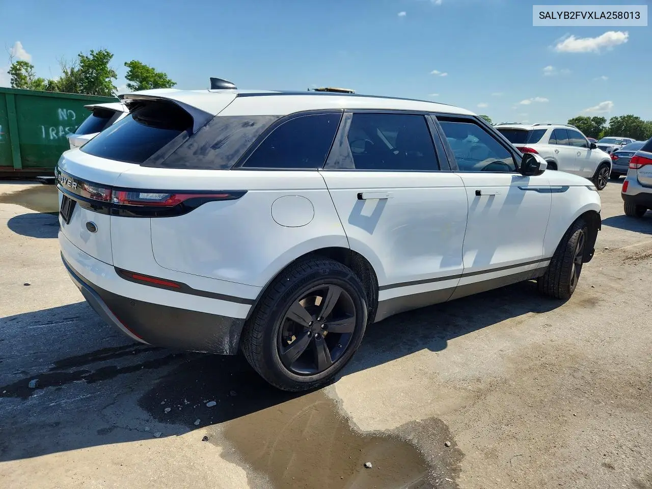 2020 Land Rover Range Rover Velar S VIN: SALYB2FVXLA258013 Lot: 60202816