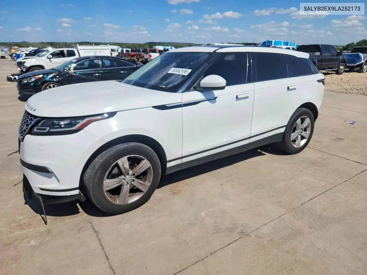 2020 Land Rover Range Rover Velar S VIN: SALYB2EX9LA252173 Lot: 60462496