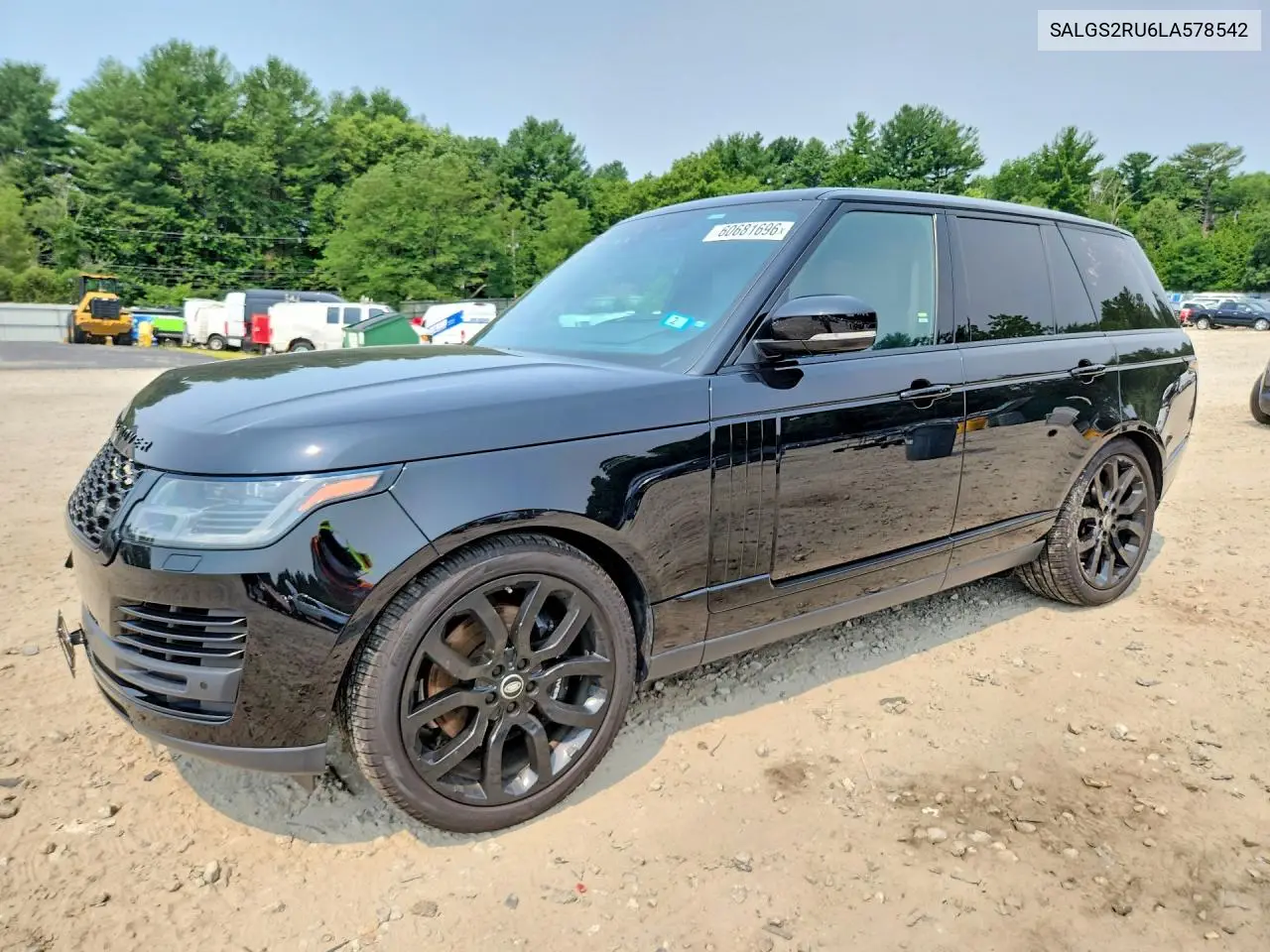 2020 Land Rover Range Rover Hse VIN: SALGS2RU6LA578542 Lot: 60681696