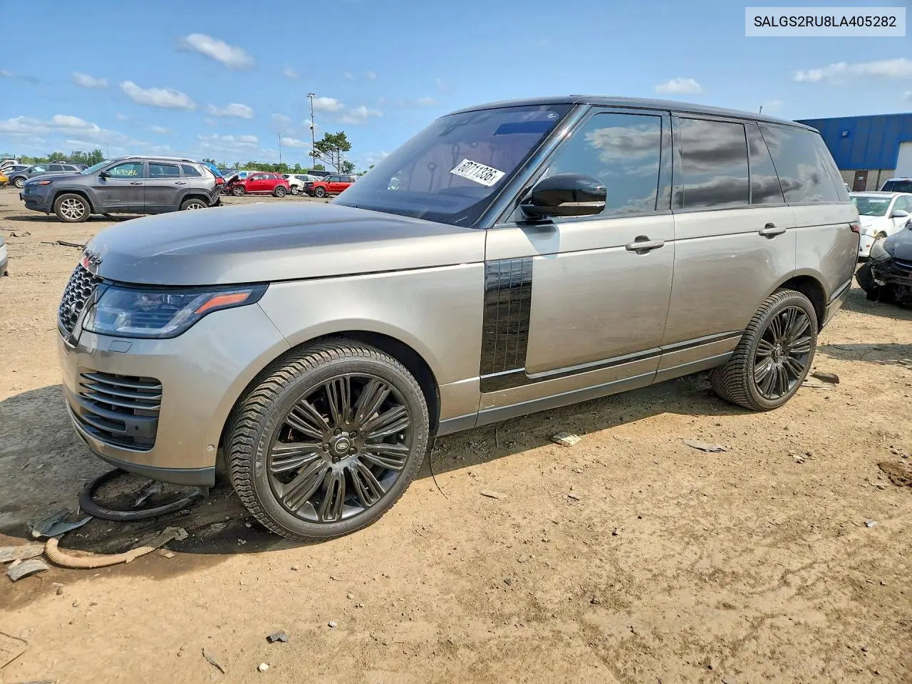 2020 Land Rover Range Rover Hse VIN: SALGS2RU8LA405282 Lot: 60711336