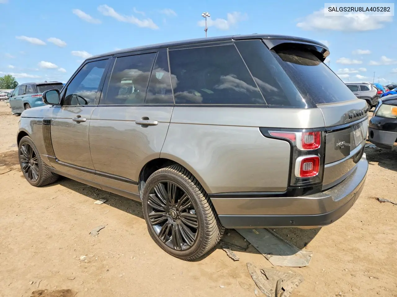 2020 Land Rover Range Rover Hse VIN: SALGS2RU8LA405282 Lot: 60711336