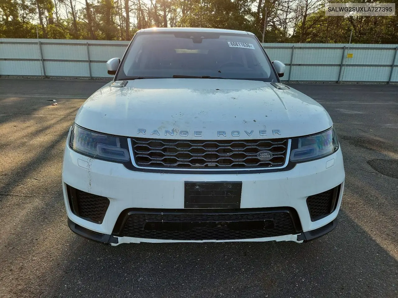 2020 Land Rover Range Rover Sport Se VIN: SALWG2SUXLA727395 Lot: 60811636