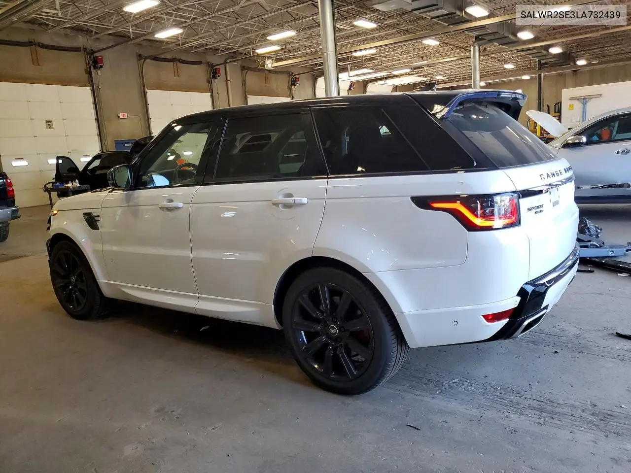 2020 Land Rover Range Rover Sport P525 Hse VIN: SALWR2SE3LA732439 Lot: 60982656