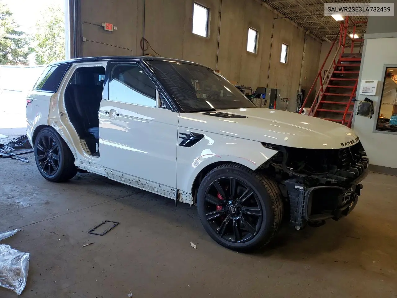 2020 Land Rover Range Rover Sport P525 Hse VIN: SALWR2SE3LA732439 Lot: 60982656