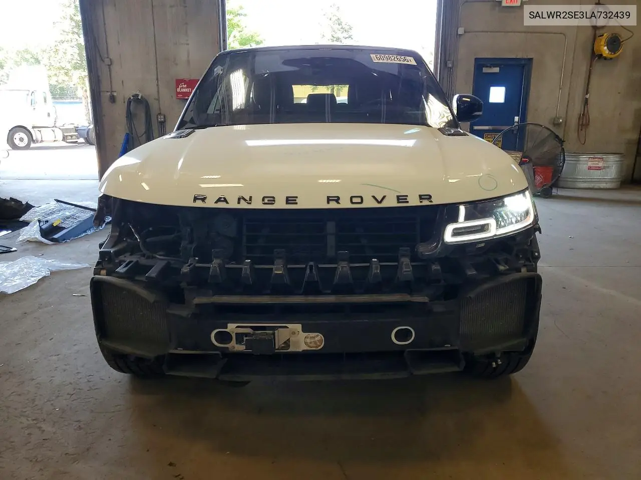 2020 Land Rover Range Rover Sport P525 Hse VIN: SALWR2SE3LA732439 Lot: 60982656
