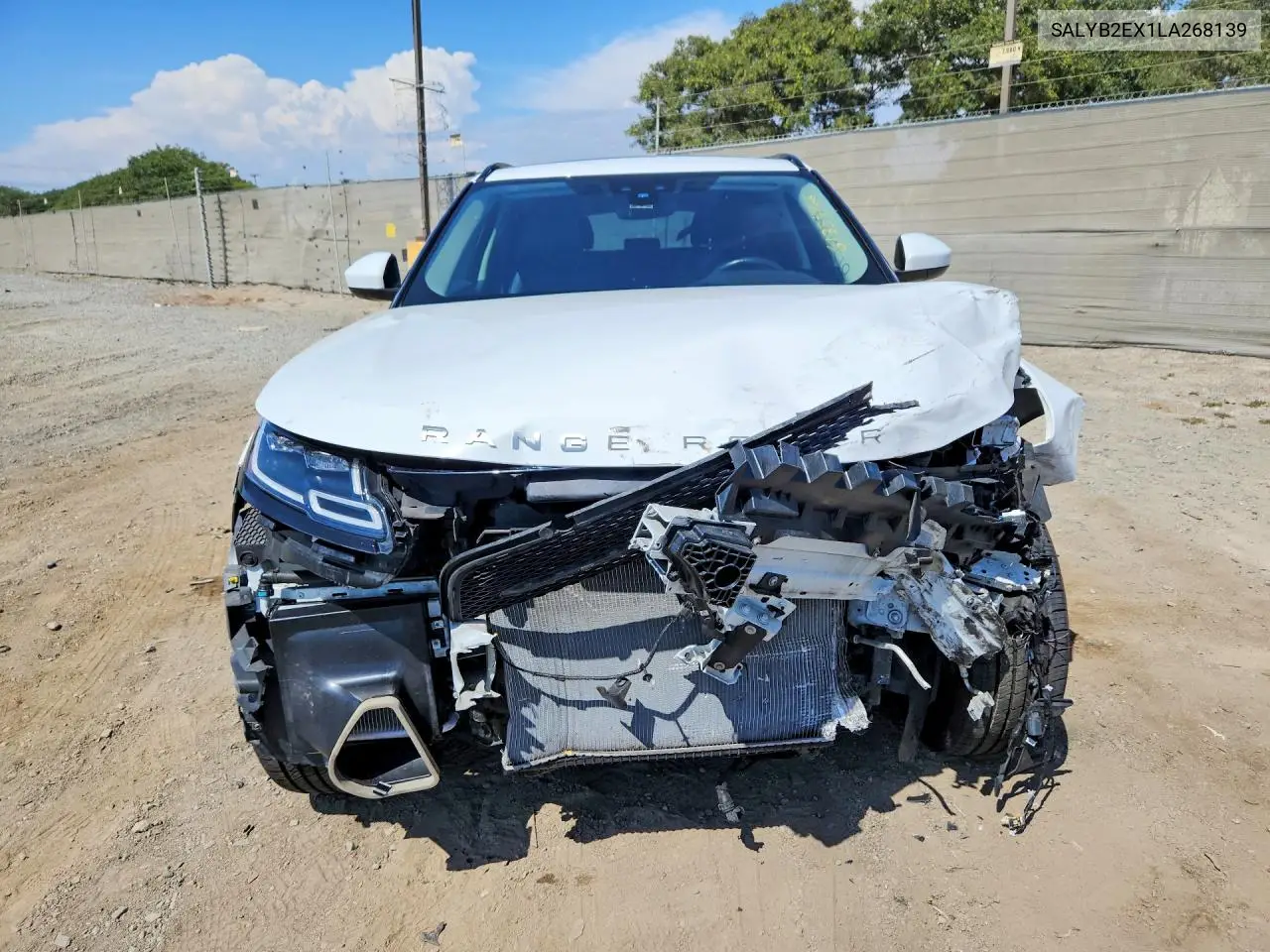 2020 Land Rover Range Rover Velar S VIN: SALYB2EX1LA268139 Lot: 61334966