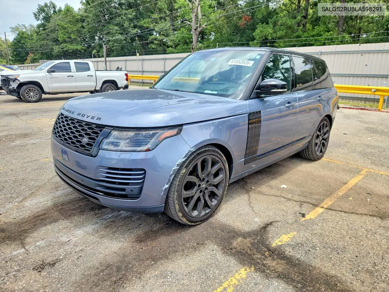 2020 Land Rover Range Rover Hse VIN: SALGS2RU8LA598291 Lot: 61552026