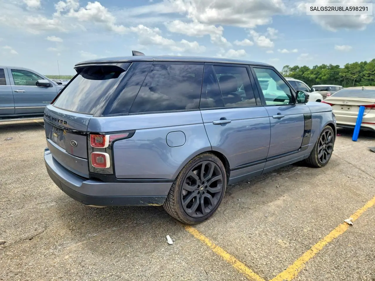 2020 Land Rover Range Rover Hse VIN: SALGS2RU8LA598291 Lot: 61552026