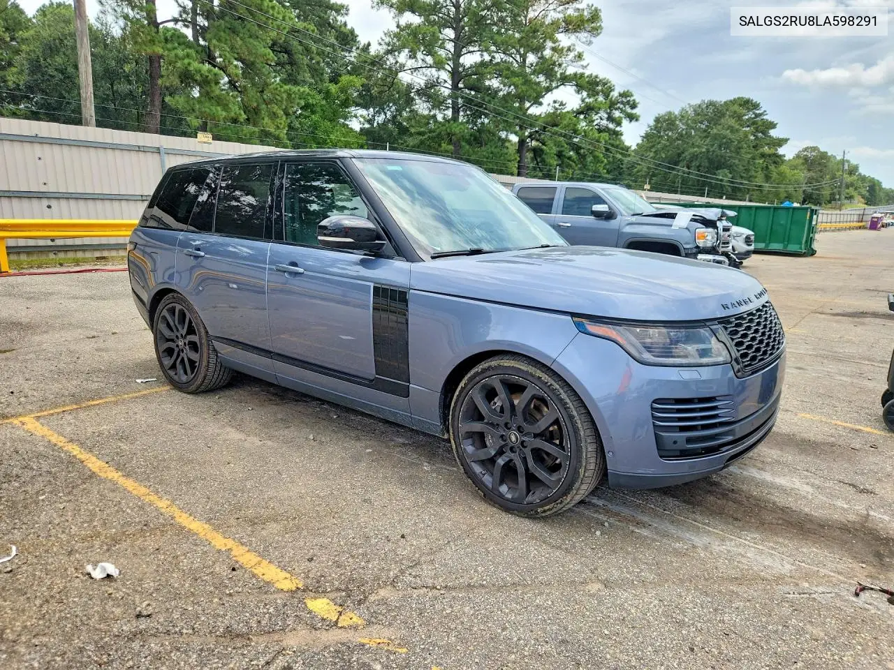 2020 Land Rover Range Rover Hse VIN: SALGS2RU8LA598291 Lot: 61552026