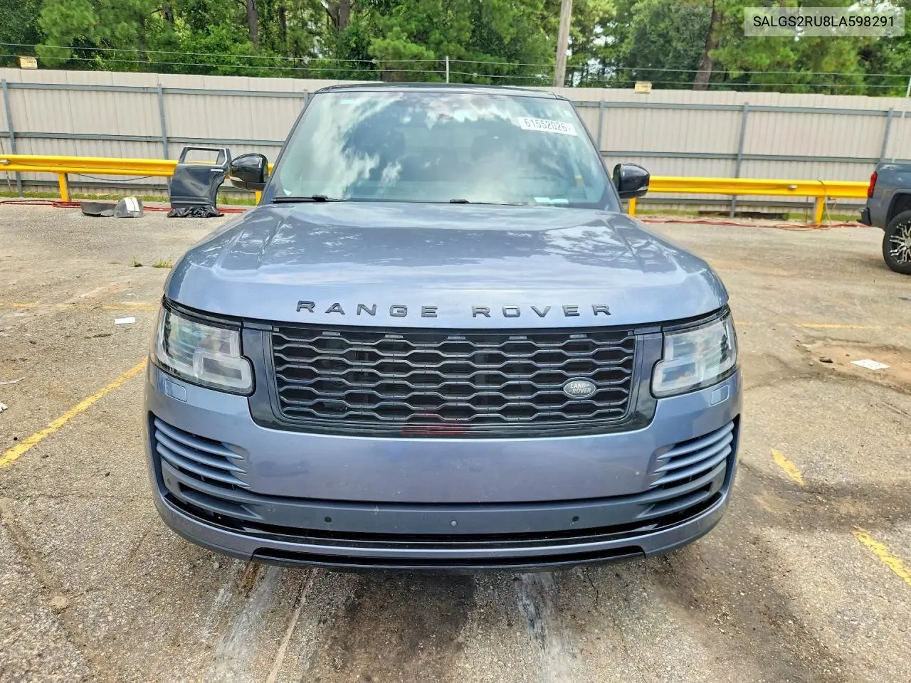 2020 Land Rover Range Rover Hse VIN: SALGS2RU8LA598291 Lot: 61552026