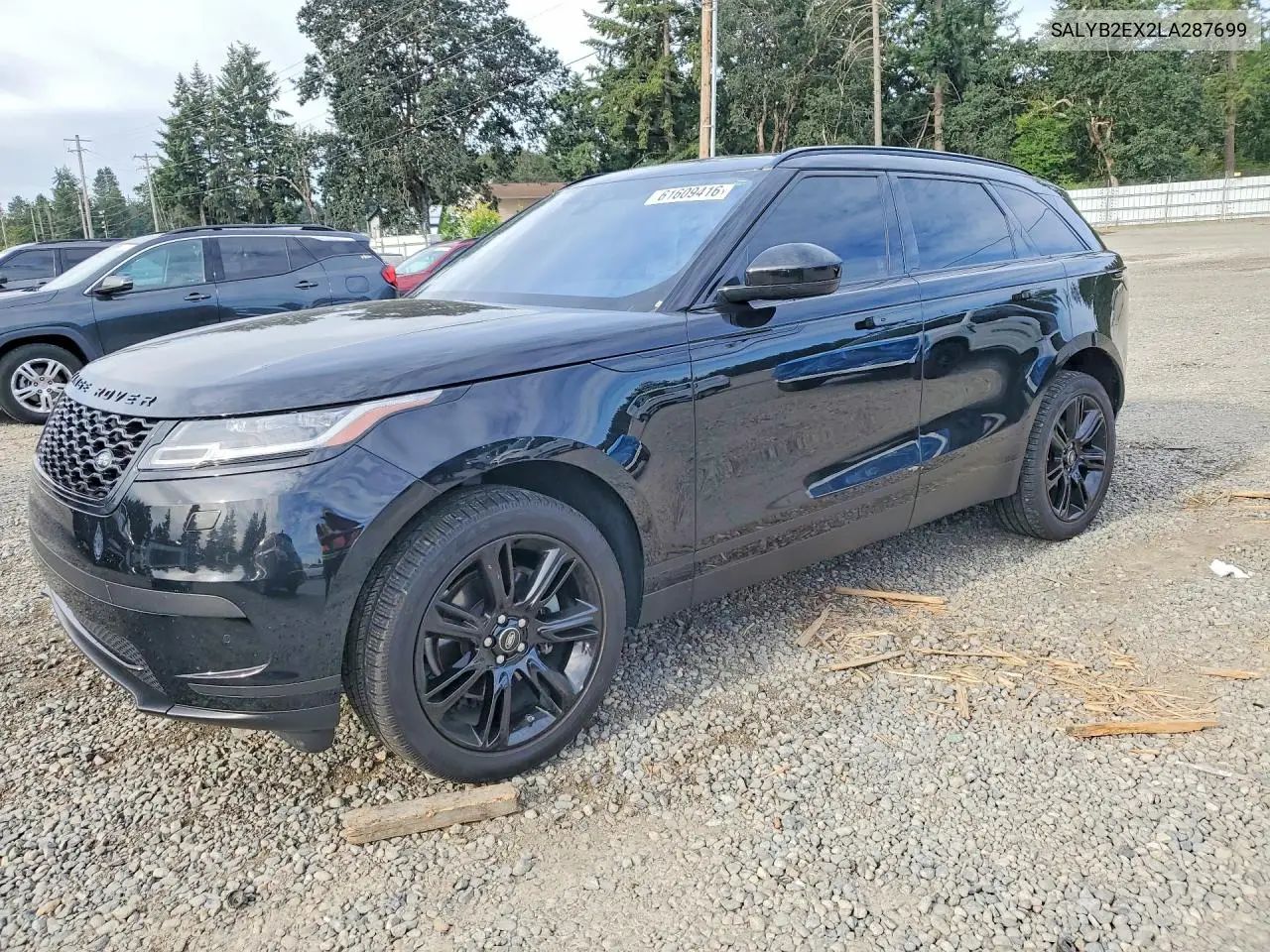 2020 Land Rover Range Rov VIN: SALYB2EX2LA287699 Lot: 61609416