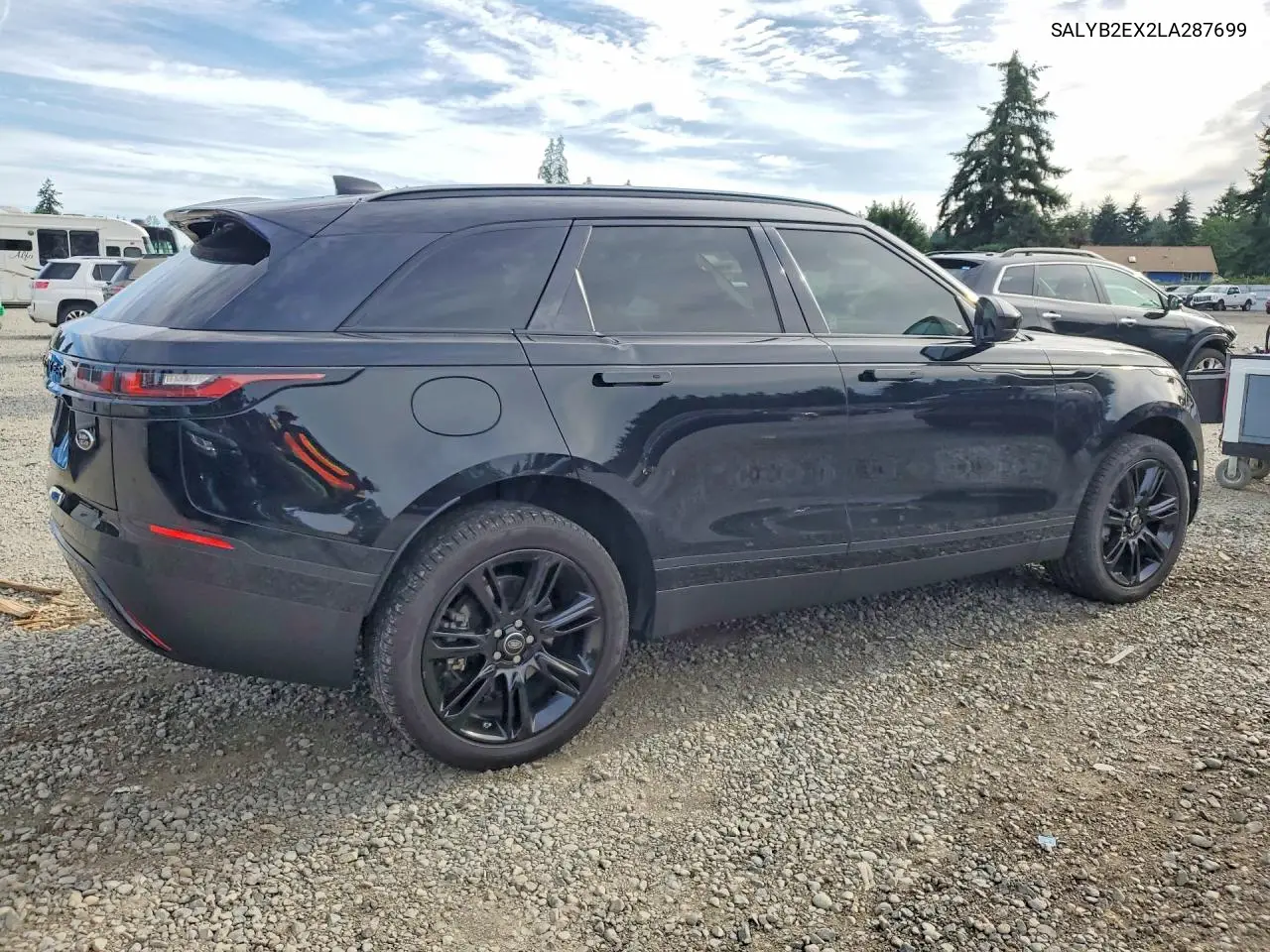2020 Land Rover Range Rov VIN: SALYB2EX2LA287699 Lot: 61609416