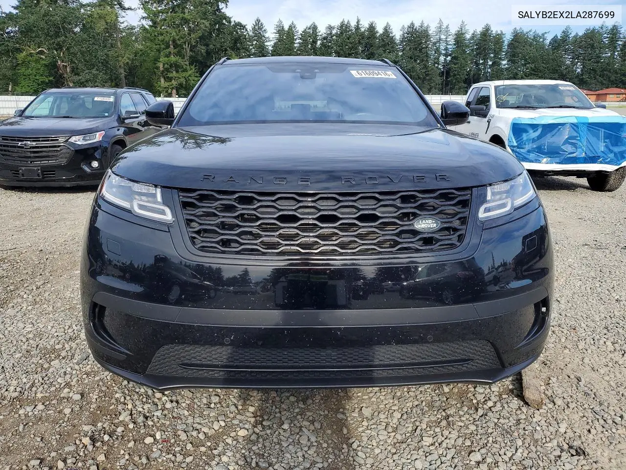 2020 Land Rover Range Rov VIN: SALYB2EX2LA287699 Lot: 61609416
