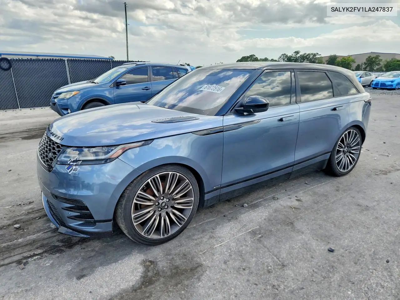 2020 Land Rover Range Rover Velar R-Dynamic S VIN: SALYK2FV1LA247837 Lot: 61672516