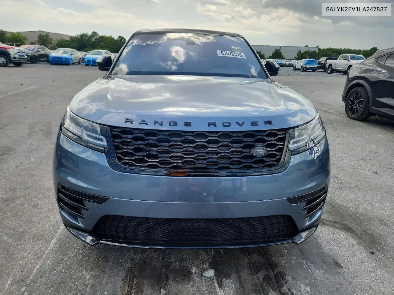 2020 Land Rover Range Rover Velar R-Dynamic S VIN: SALYK2FV1LA247837 Lot: 61672516