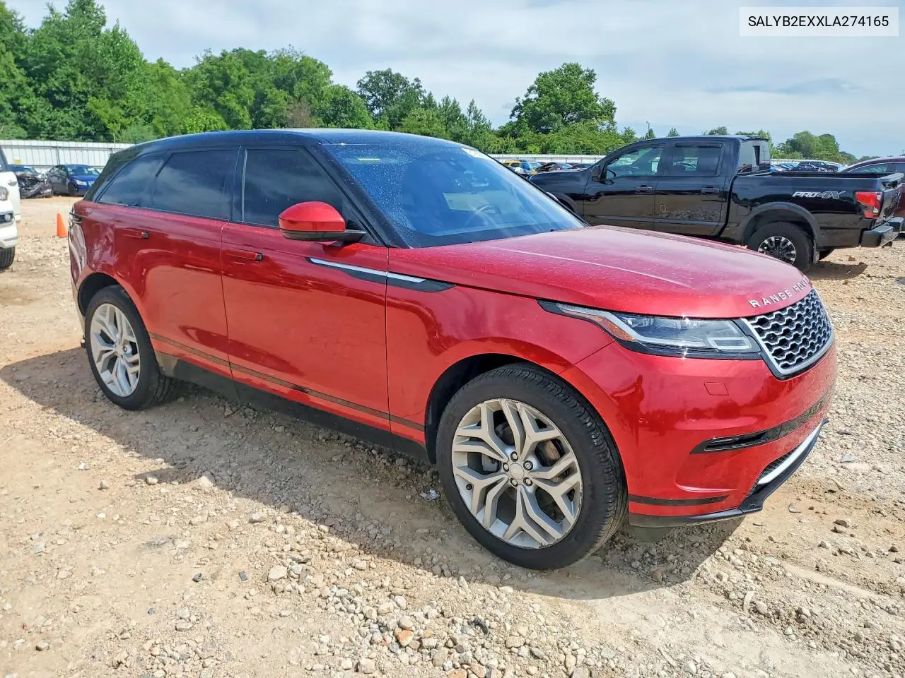 2020 Land Rover Range Rover Velar S VIN: SALYB2EXXLA274165 Lot: 61858076