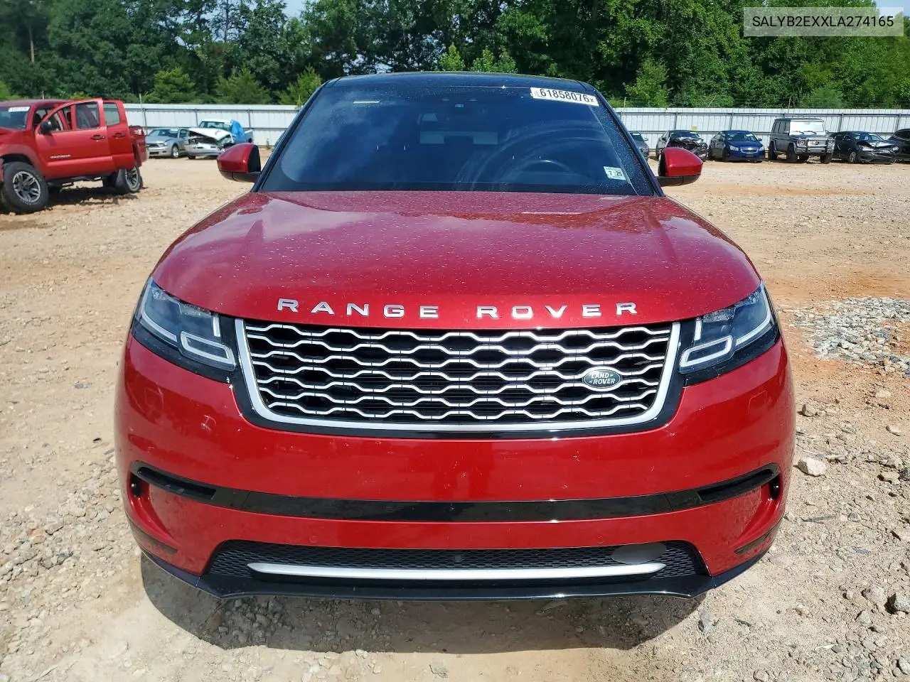 2020 Land Rover Range Rover Velar S VIN: SALYB2EXXLA274165 Lot: 61858076