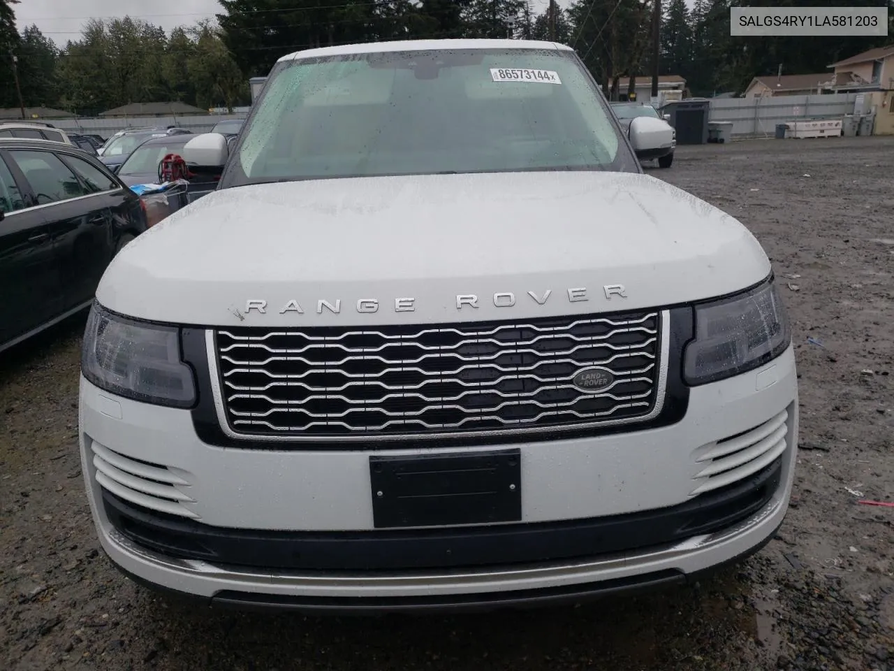 2020 Land Rover Range Rover Hse VIN: SALGS4RY1LA581203 Lot: 86573144