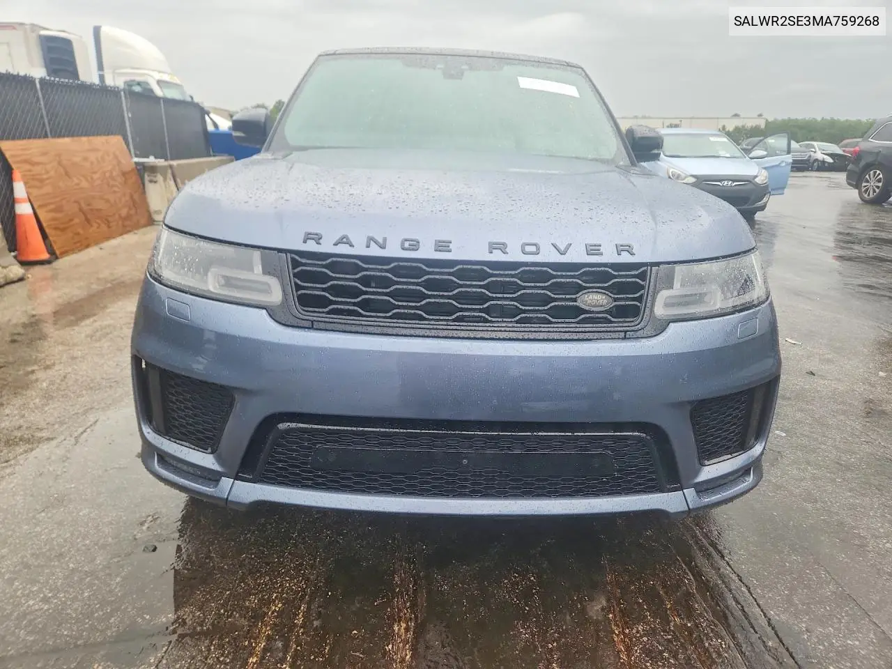 2021 Land Rover Range Rover Sport Hse Dynamic VIN: SALWR2SE3MA759268 Lot: 41633036