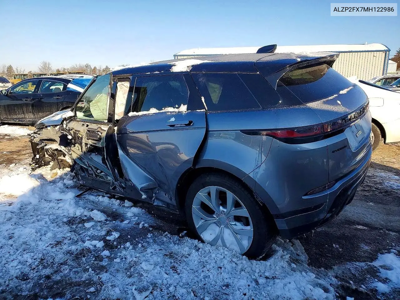 2021 Land Rover Range Rover Velar S VIN: ALZP2FX7MH122986 Lot: 51250626
