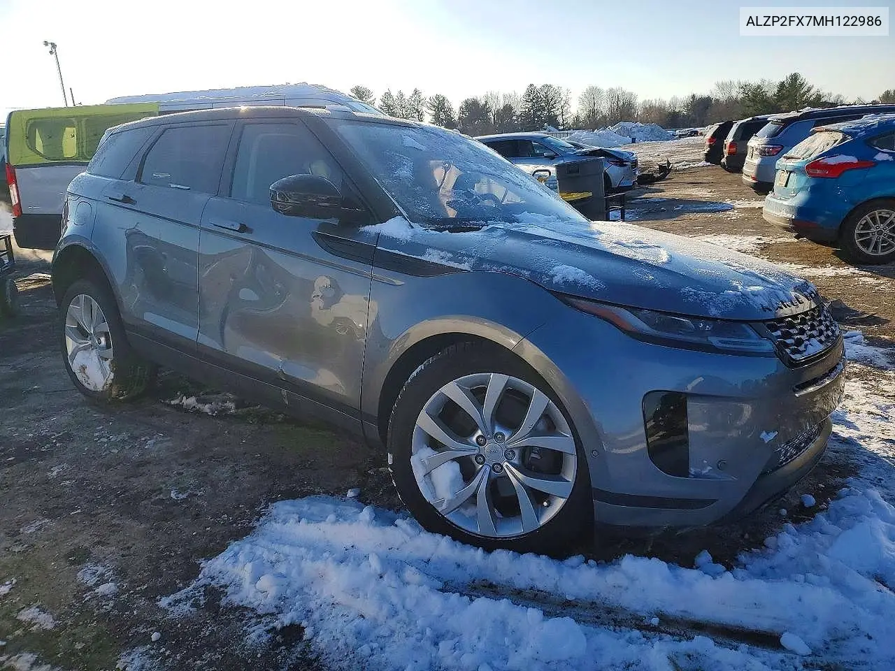2021 Land Rover Range Rover Velar S VIN: ALZP2FX7MH122986 Lot: 51250626