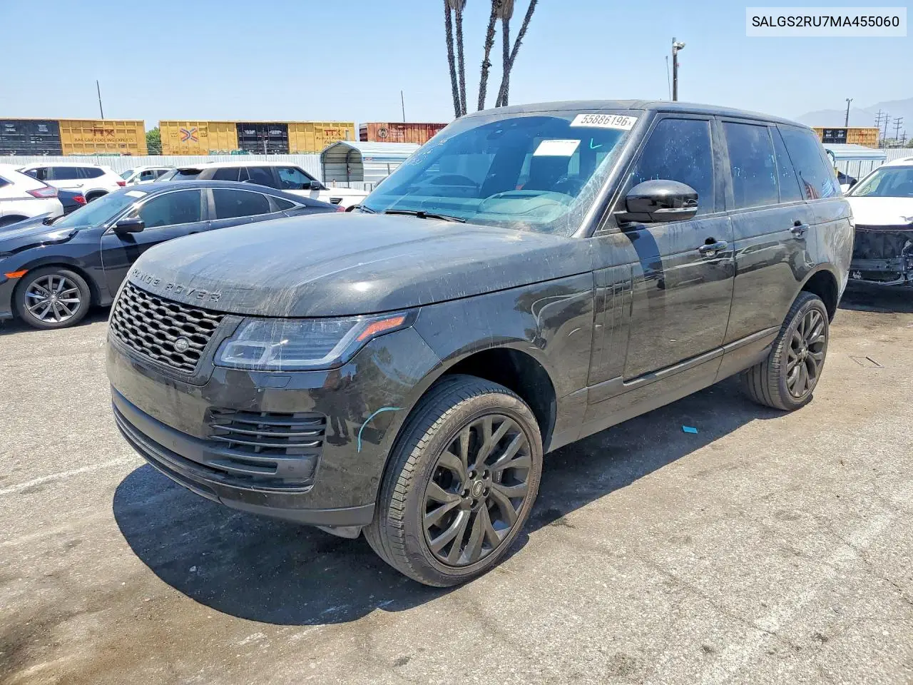 2021 Land Rover Range Rover Hse Westminster Edition VIN: SALGS2RU7MA455060 Lot: 55886196