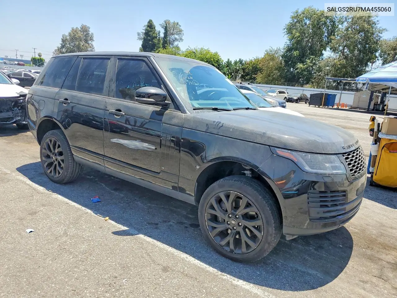 2021 Land Rover Range Rover Hse Westminster Edition VIN: SALGS2RU7MA455060 Lot: 55886196