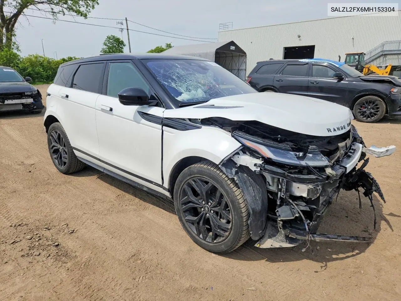2021 Land Rover Range Rover Evoque R-Dynamic Se VIN: SALZL2FX6MH153304 Lot: 56334376