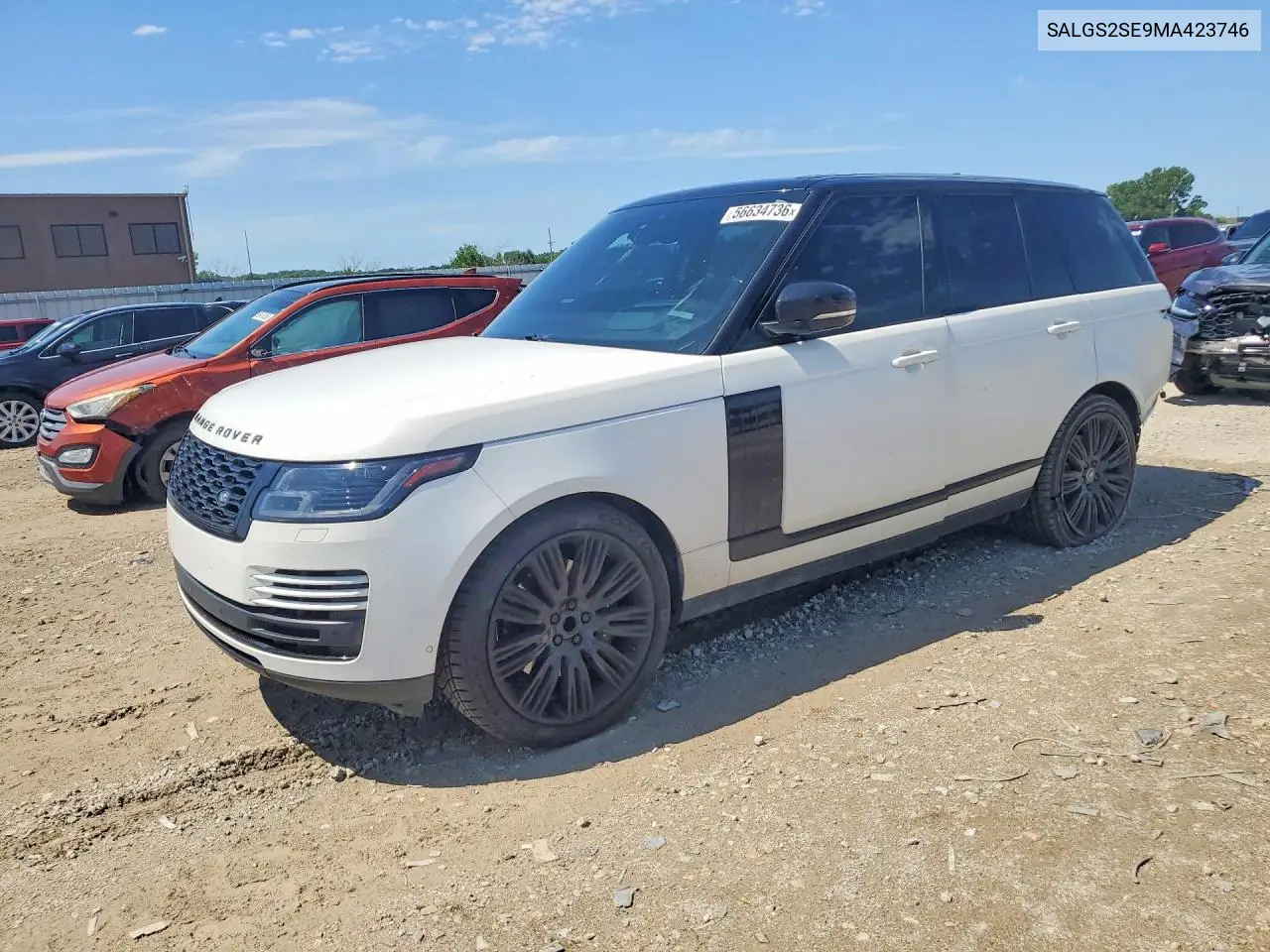 2021 Land Rover Range Rover Westminster Edition VIN: SALGS2SE9MA423746 Lot: 56634736