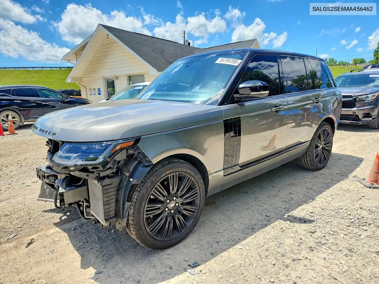 2021 Land Rover Range Rover Westminster Edition VIN: SALGS2SE6MA456462 Lot: 56704386