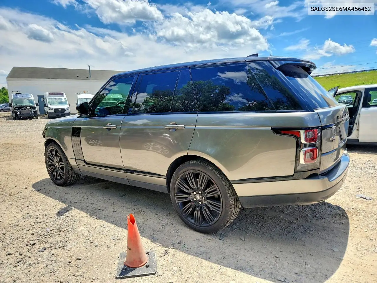 2021 Land Rover Range Rover Westminster Edition VIN: SALGS2SE6MA456462 Lot: 56704386