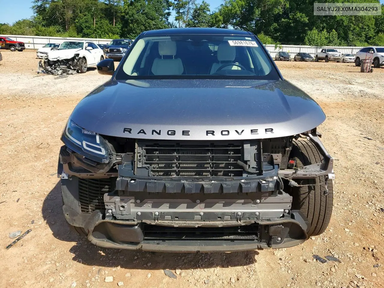 2021 Land Rover Range Rover Velar S VIN: SALYJ2EX0MA304293 Lot: 56981676
