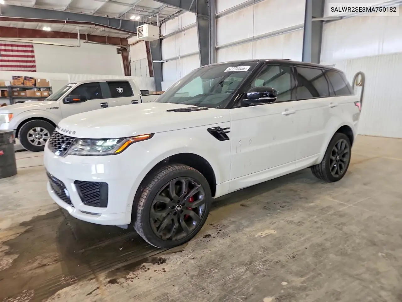 2021 Land Rover Range Rover Sport Hse Dynamic VIN: SALWR2SE3MA750182 Lot: 57195956