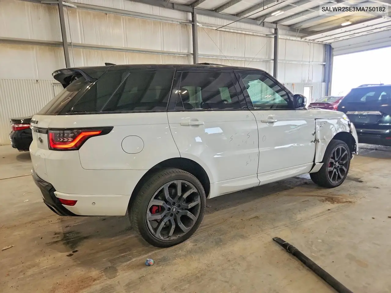 2021 Land Rover Range Rover Sport Hse Dynamic VIN: SALWR2SE3MA750182 Lot: 57195956