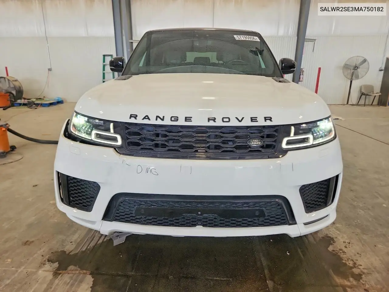2021 Land Rover Range Rover Sport Hse Dynamic VIN: SALWR2SE3MA750182 Lot: 57195956
