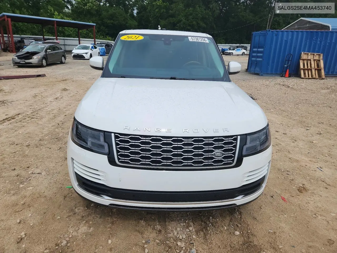 2021 Land Rover Range Rover Westminster Edition VIN: SALGS2SE4MA453740 Lot: 57381256