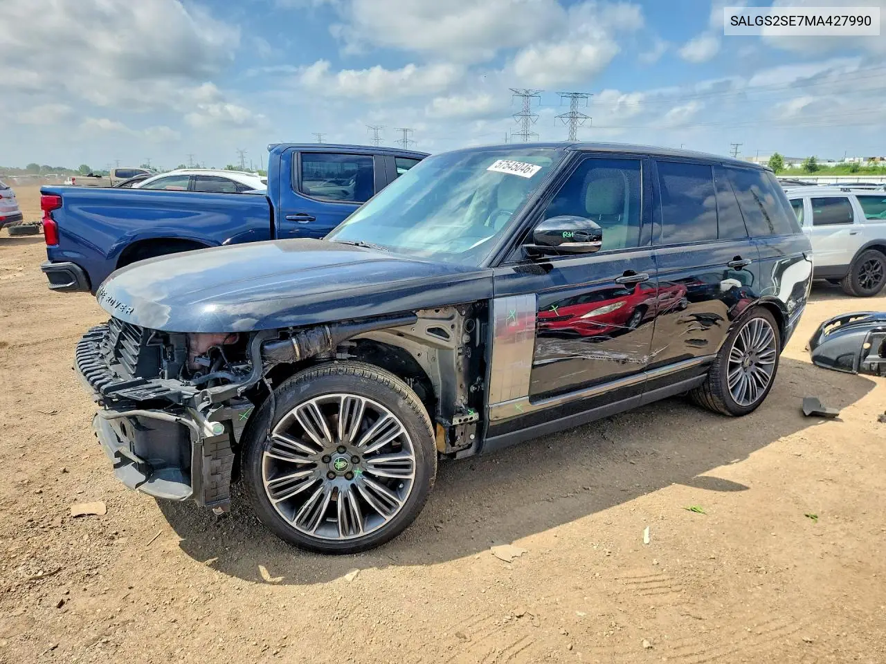 2021 Land Rover Range Rover Westminster Edition VIN: SALGS2SE7MA427990 Lot: 57545046