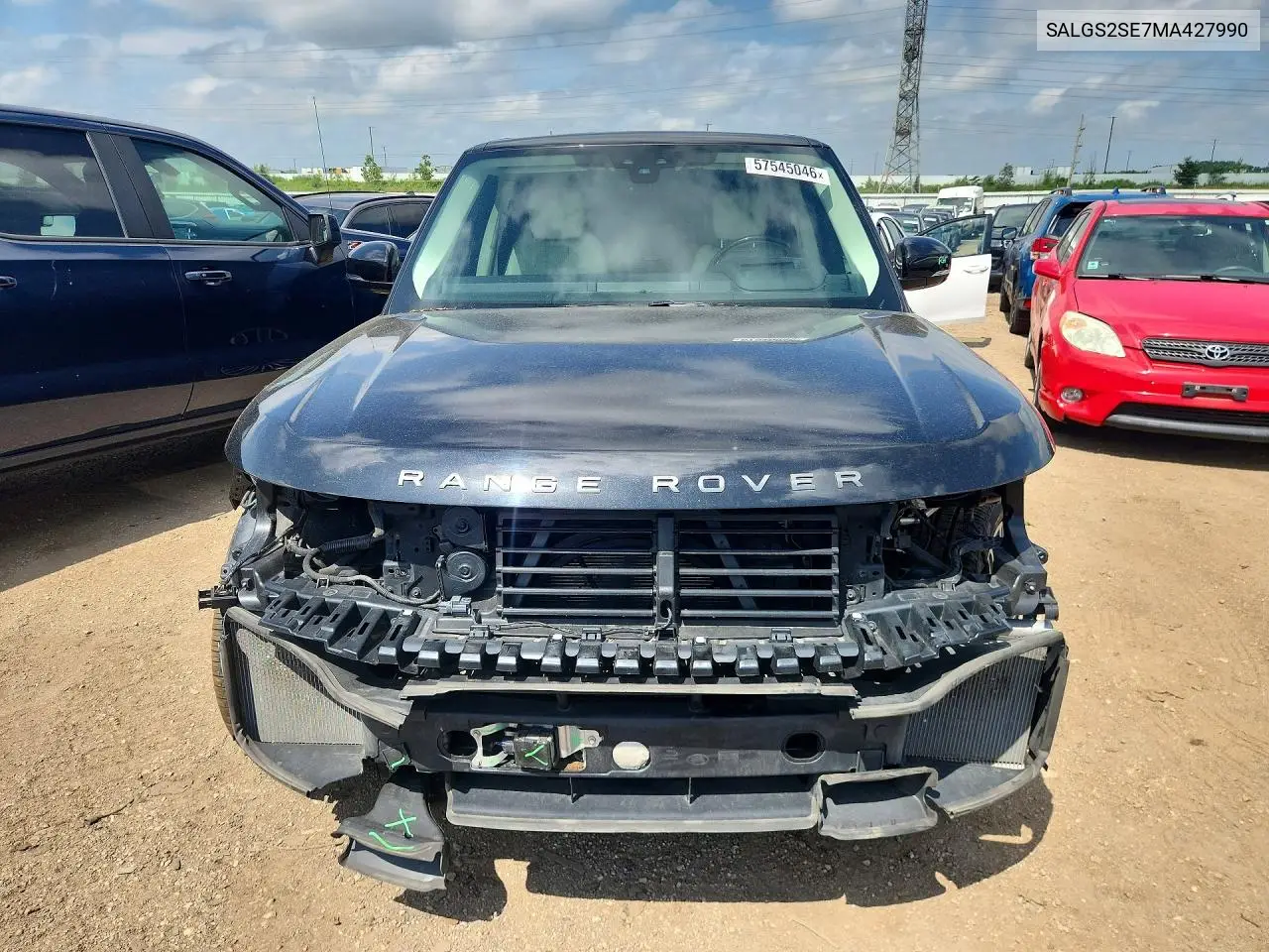 2021 Land Rover Range Rover Westminster Edition VIN: SALGS2SE7MA427990 Lot: 57545046