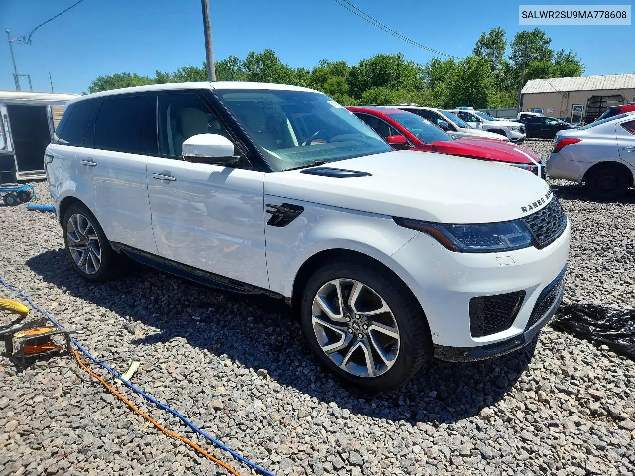 2021 Land Rover Range Rover Sport Hse Silver Edition VIN: SALWR2SU9MA778608 Lot: 57822626