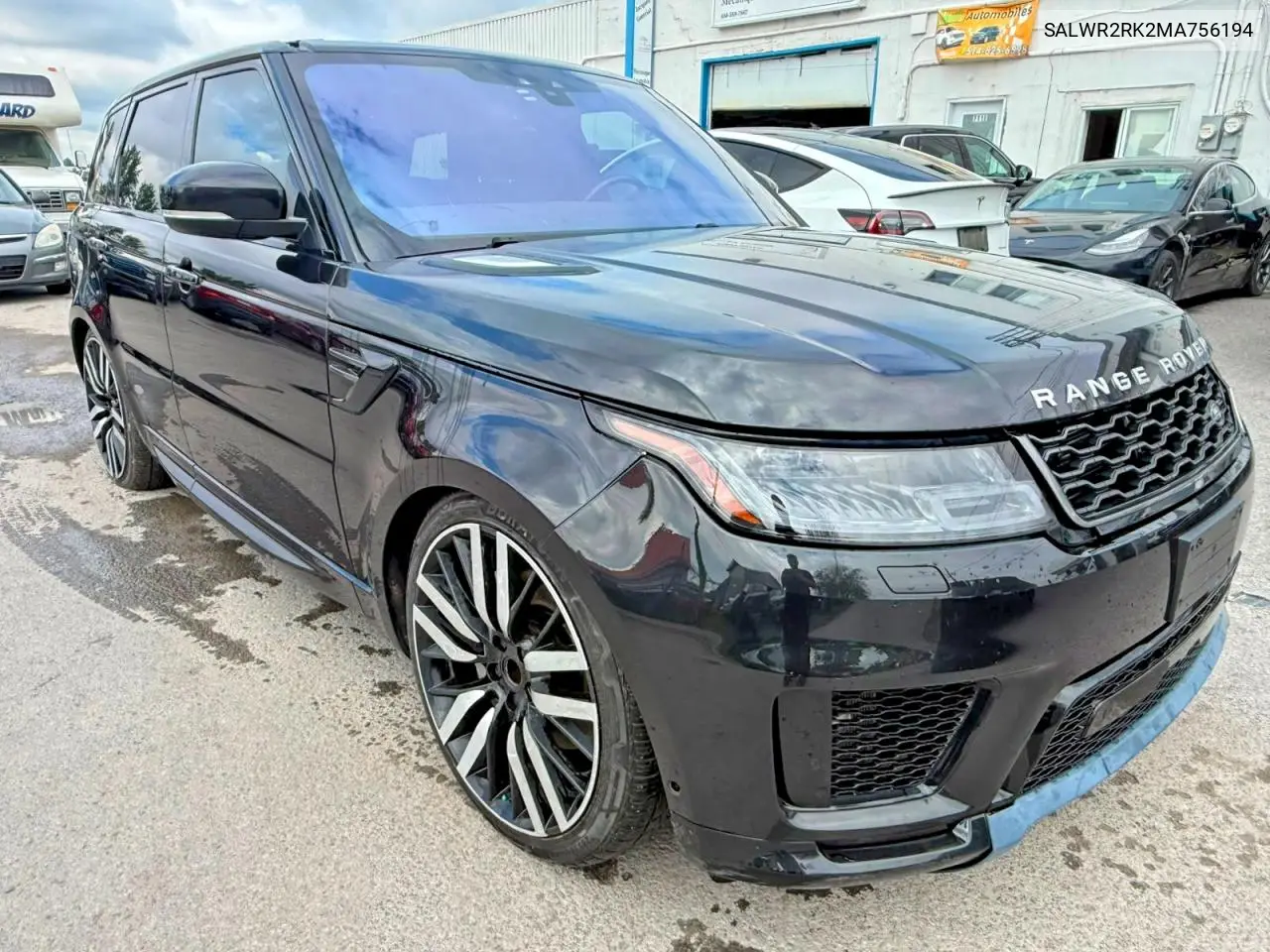 2021 Land Rover Range Rover Sport Hse Silver Edition VIN: SALWR2RK2MA756194 Lot: 58296456